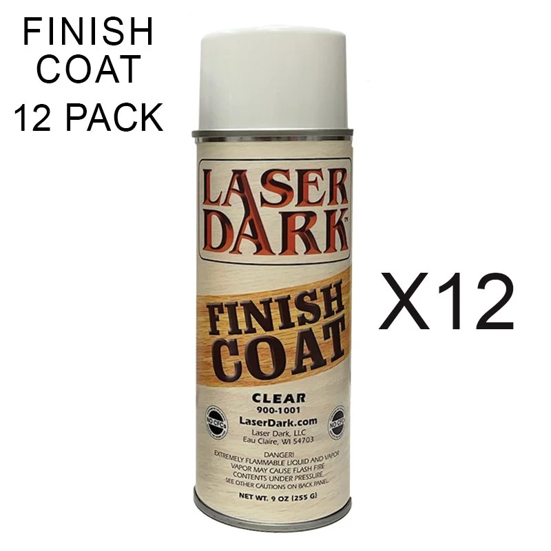 Laser Dark™ - Finish Coat - 12 Pack — Laser Dark